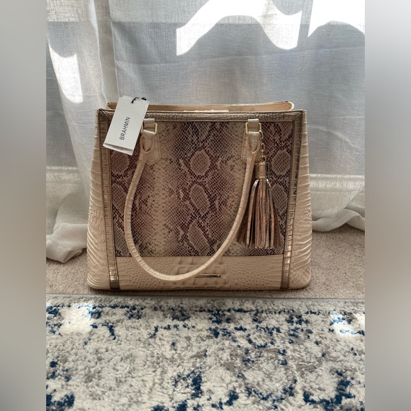 NWT BRAHMIN JOAN TOTE RARE